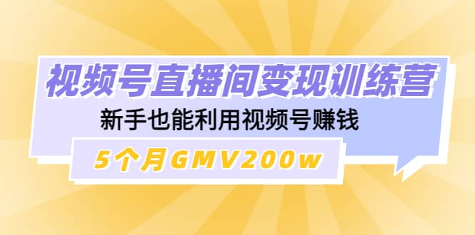 视频号直播间变现训练营-副业之家