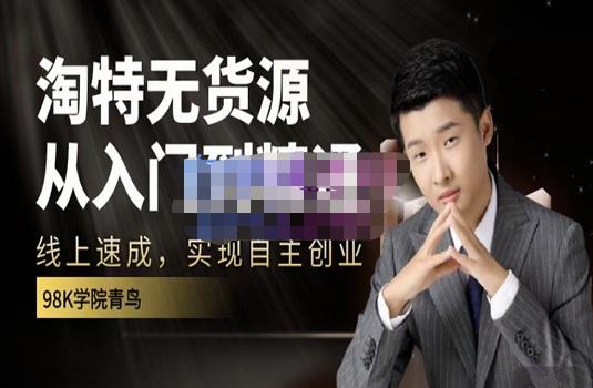 98k学院的淘特无货源线上速成课，从入门到精通，让你最小投入，最高回报-副业之家