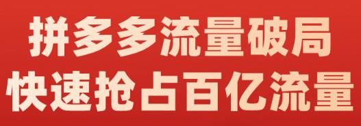 阿杰·拼多多流量破局:如何打黑标，爆款的思路，拼多多流量框架，快速抢占百亿流量-副业之家