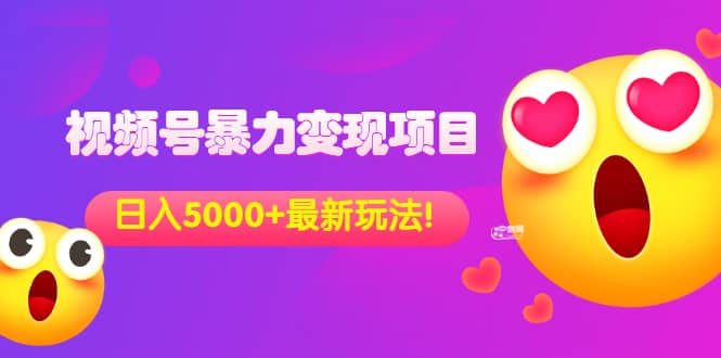 外面收费699的视频号暴力变现项目，日入5000+，简单易操作当天见效果-副业之家
