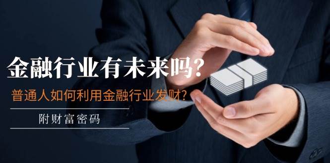 某付费文章：金融行业有未来吗？普通人如何利用金融行业发财?(附财富密码)-副业之家